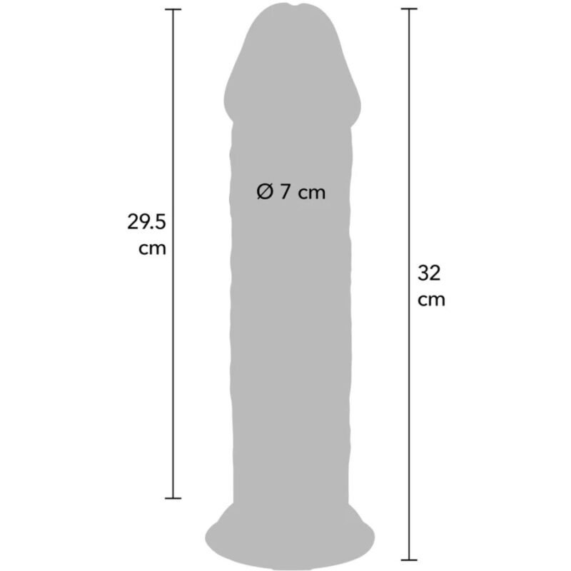 GET REAL – DELUXE THICK DOUBLE-DENSITY TPE DONG 32 CM Dildos | SEX Shop Ireland 7