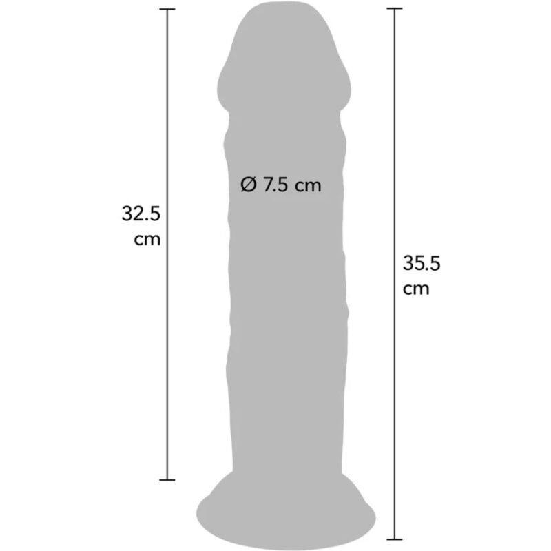 GET REAL – DELUXE THICK DOUBLE-DENSITY TPE DONG 35.5 CM Dildos | SEX Shop Ireland 7