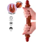GET REAL – DOUBLE-ENDED SILICONE DILDO CARAMEL 35 CM Dildos | SEX Shop Ireland 9