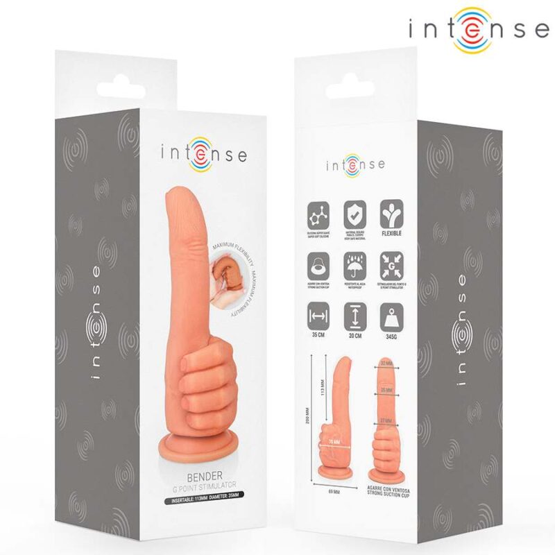INTENSE – BENDER G-SPOT STIMULATOR FLEXIBLE HAND 11.3 CM Dildos | SEX Shop Ireland 8