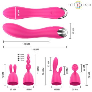 INTENSE – CHER INTERCHANGEABLE HEADS VIBRATOR G-spot Vibrators | SEXstore.ie 3