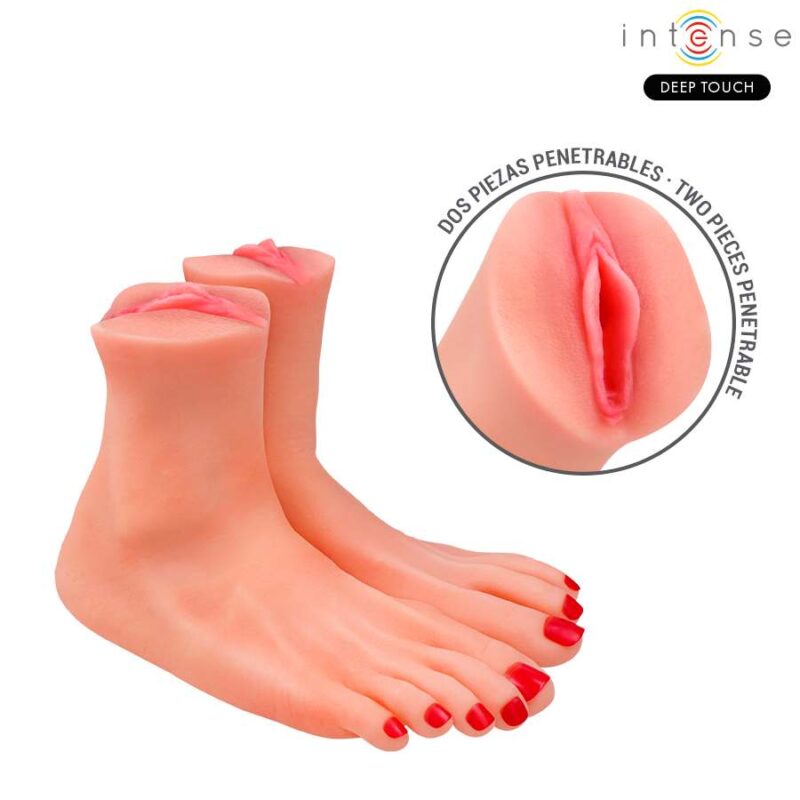 INTENSE DEEP TOUCH – GABBIE TWO-PIECE FOOT-SHAPED MASTUBADOR Fleshlights | SEX Shop Ireland 7