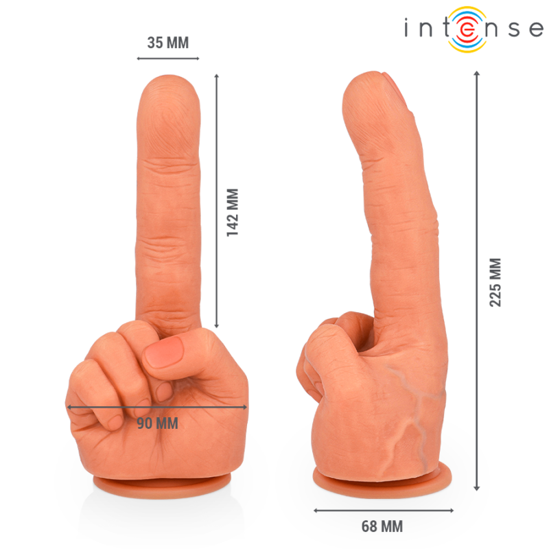 INTENSE – HUBERT G-SPOT STIMULATOR FLEXIBLE HAND 14.2 CM Dildos | SEX Shop Ireland 5