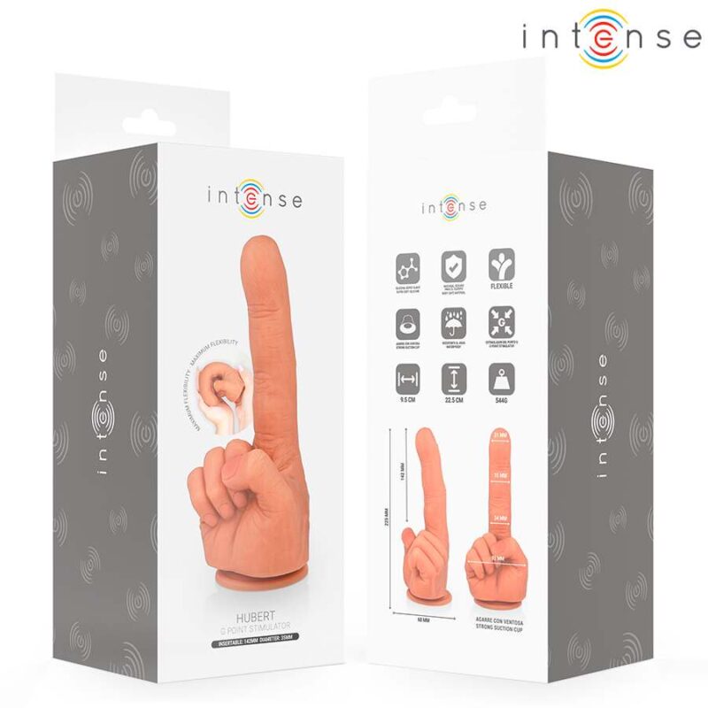 INTENSE – HUBERT G-SPOT STIMULATOR FLEXIBLE HAND 14.2 CM Dildos | SEX Shop Ireland 8