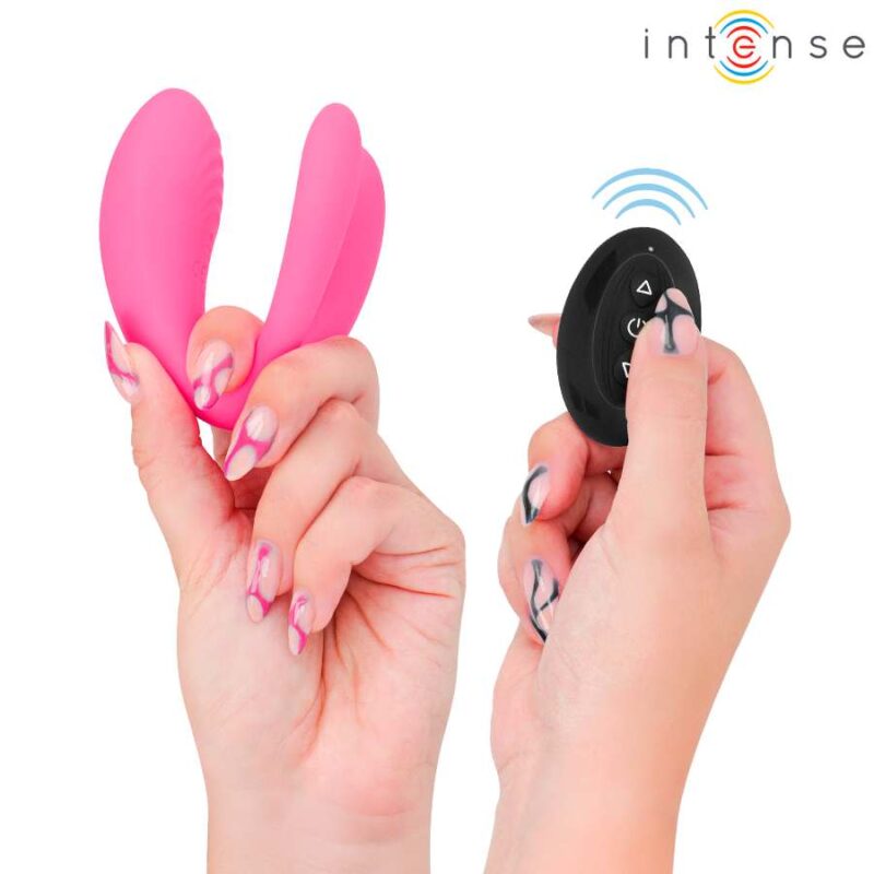 INTENSE – JULIA DOUBLE VIBRATOR CLAMP STIMULATOR REMOTE CONTROL Couples Vibrators | SEXstore.ie 5