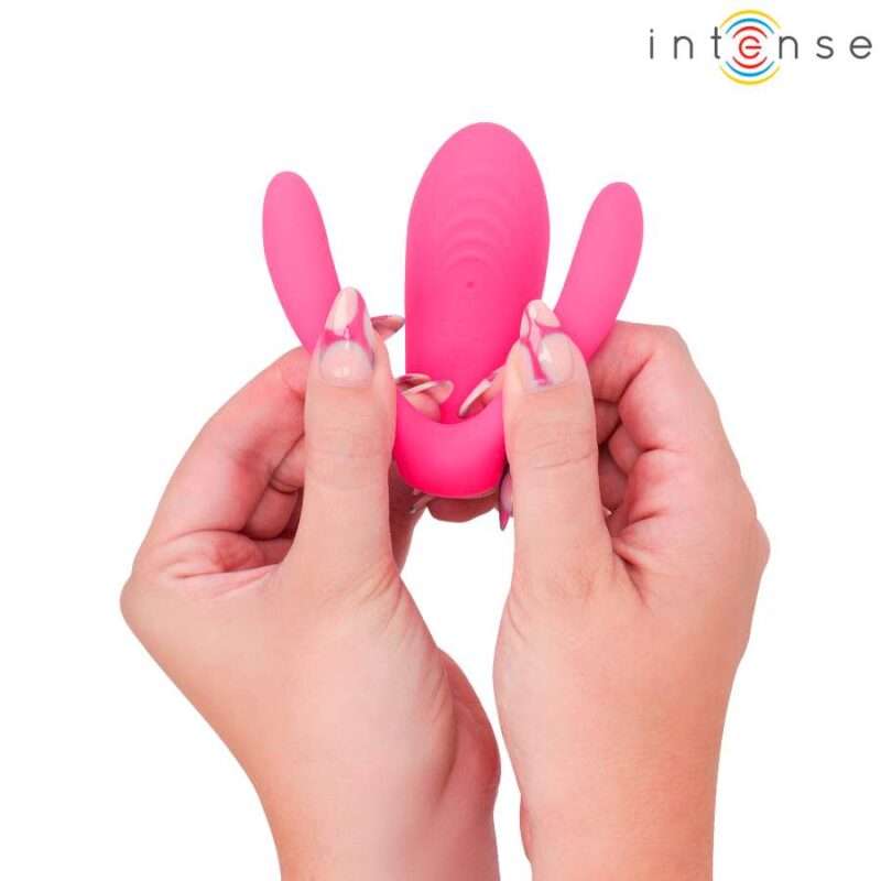 INTENSE – JULIA DOUBLE VIBRATOR CLAMP STIMULATOR REMOTE CONTROL Couples Vibrators | SEXstore.ie 9