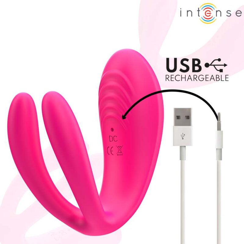 INTENSE – JULIA DOUBLE VIBRATOR CLAMP STIMULATOR REMOTE CONTROL Couples Vibrators | SEXstore.ie 10