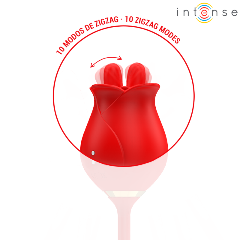 INTENSE – MELANIE DOUBLE CLITORIS STIMULATOR WITH ZIGZAG TONGUE Clitoral Stimulators | SEX Shop Ireland 8