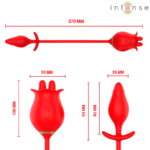 INTENSE – MELANIE DOUBLE CLITORIS STIMULATOR WITH ZIGZAG TONGUE Clitoral Stimulators | SEX Shop Ireland 19