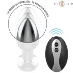 INTENSE – VIBRATING METAL ANAL PLUG WITH LED LIGHTS AND REMOTE CONTROL – SIZE M Anal Sex Toys | SEX Shop Ireland 14