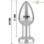 INTENSE – VIBRATING METAL ANAL PLUG WITH LED LIGHTS AND REMOTE CONTROL – SIZE M Anal Sex Toys | SEX Shop Ireland 15