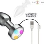 INTENSE – VIBRATING METAL ANAL PLUG WITH LED LIGHTS AND REMOTE CONTROL – SIZE M Anal Sex Toys | SEX Shop Ireland 16