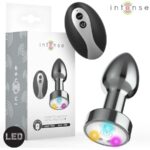 INTENSE – VIBRATING METAL ANAL PLUG WITH LED LIGHTS AND REMOTE CONTROL – SIZE S Anal Sex Toys | SEX Shop Ireland 11