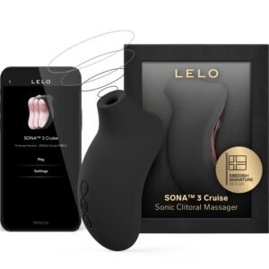 LELO – SONA 3 CRUISE SONIC CLITORAL MASSAGER BLACK Clitoral Sucking Vibrator | SEX Shop Ireland