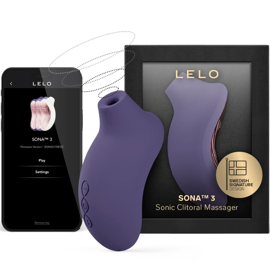 LELO – SONA 3 SONIC CLITORAL MASSAGER CYBER PURPLE Clitoral Sucking Vibrator | SEX Shop Ireland 4 LELO – SONA 3 SONIC CLITORAL MASSAGER CYBER PURPLE Clitoral Sucking Vibrator | SEX Shop Ireland 4