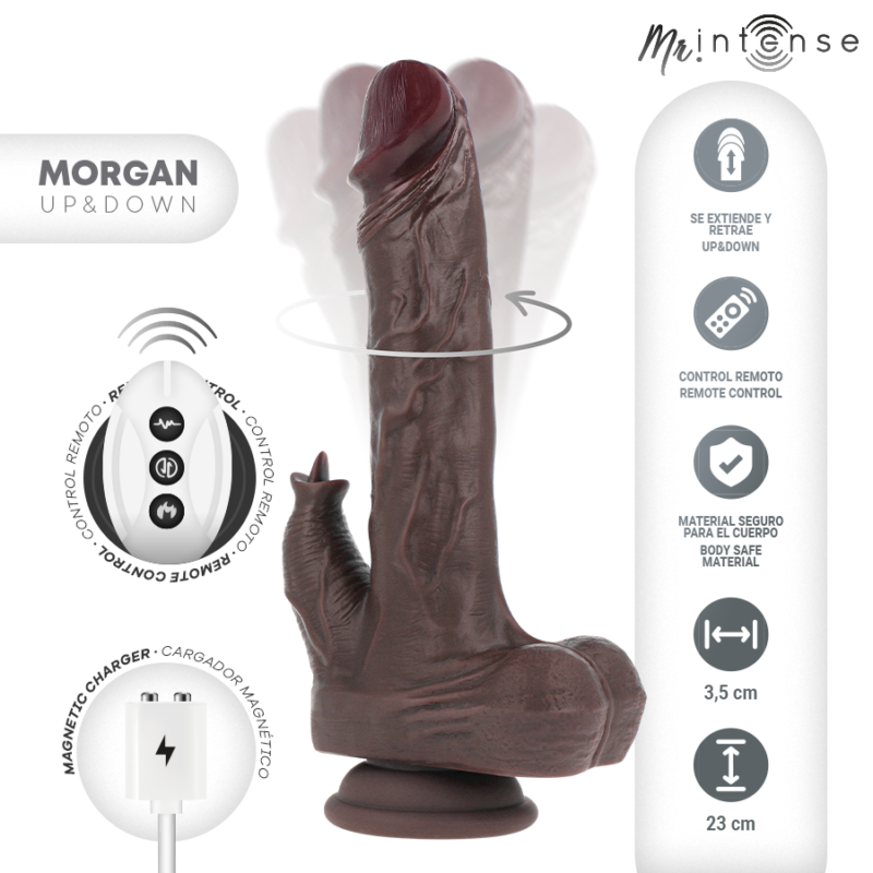 MR INTENSE – MORGAN REALISTIC PENIS REMOTE CONTROL 23 CM -O- 3.5 CM Dildos | SEX Shop Ireland 6
