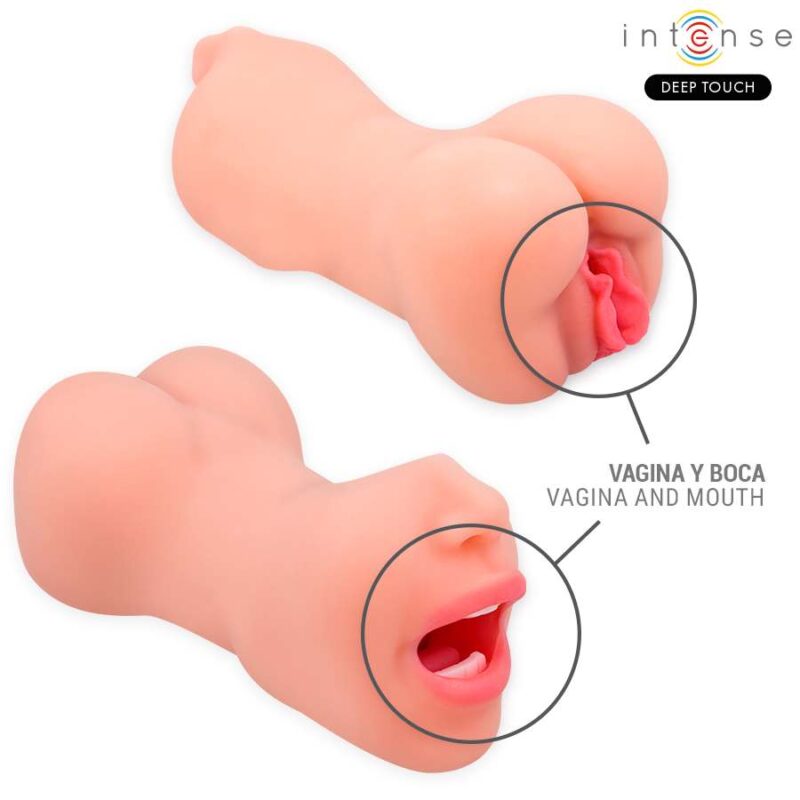 INTENSE DEEP TOUCH – RILEY DOUBLE MOUTH & VAGINA MASTURBATOR Sex Toys | SEX Shop Ireland 5