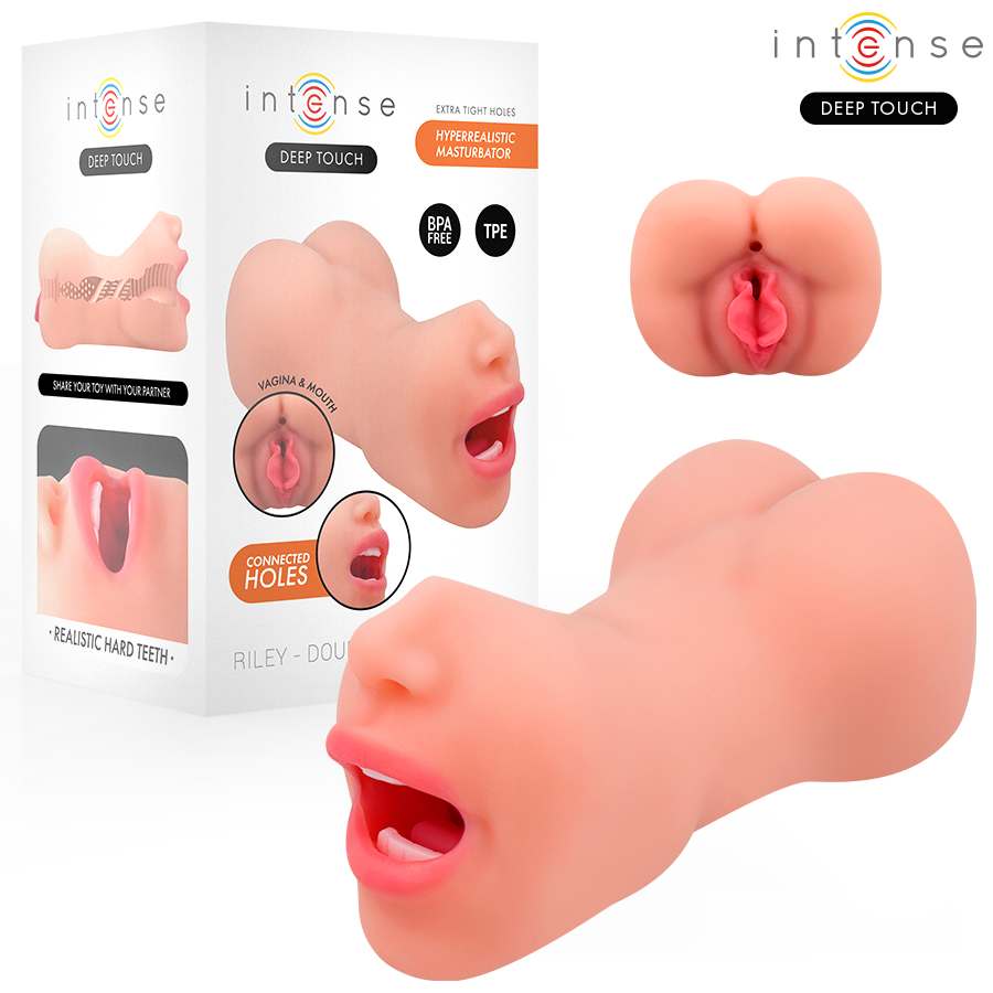 INTENSE DEEP TOUCH – RILEY DOUBLE MOUTH & VAGINA MASTURBATOR Sex Toys | SEX Shop Ireland 4 INTENSE DEEP TOUCH – RILEY DOUBLE MOUTH & VAGINA MASTURBATOR Sex Toys | SEX Shop Ireland 4