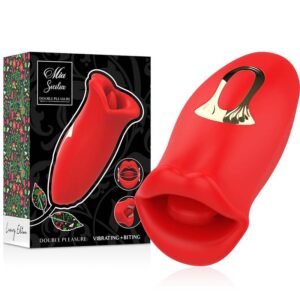 MIA – SICILIA DOUBLE PLEASURE VIBRATING + BITING Clitoral Stimulators | SEXstore.ie