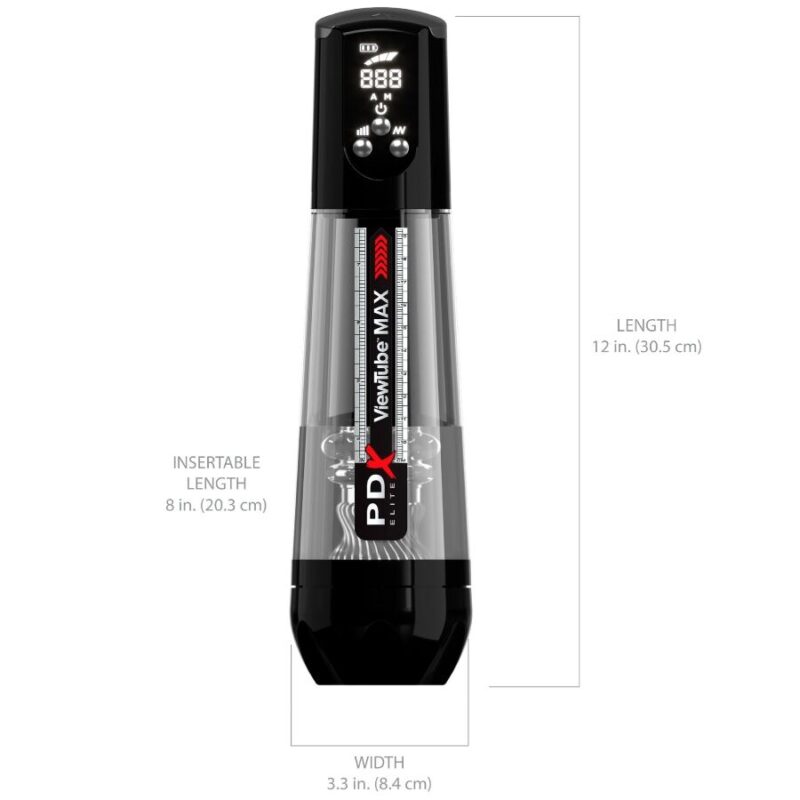 PDX ELITE – VIEWTUBE MAX VIEW AUTOMATIC MASTURNADOR WITH TRANSPARENT SUCTION Automatic Masturbators | SEX Shop Ireland 7
