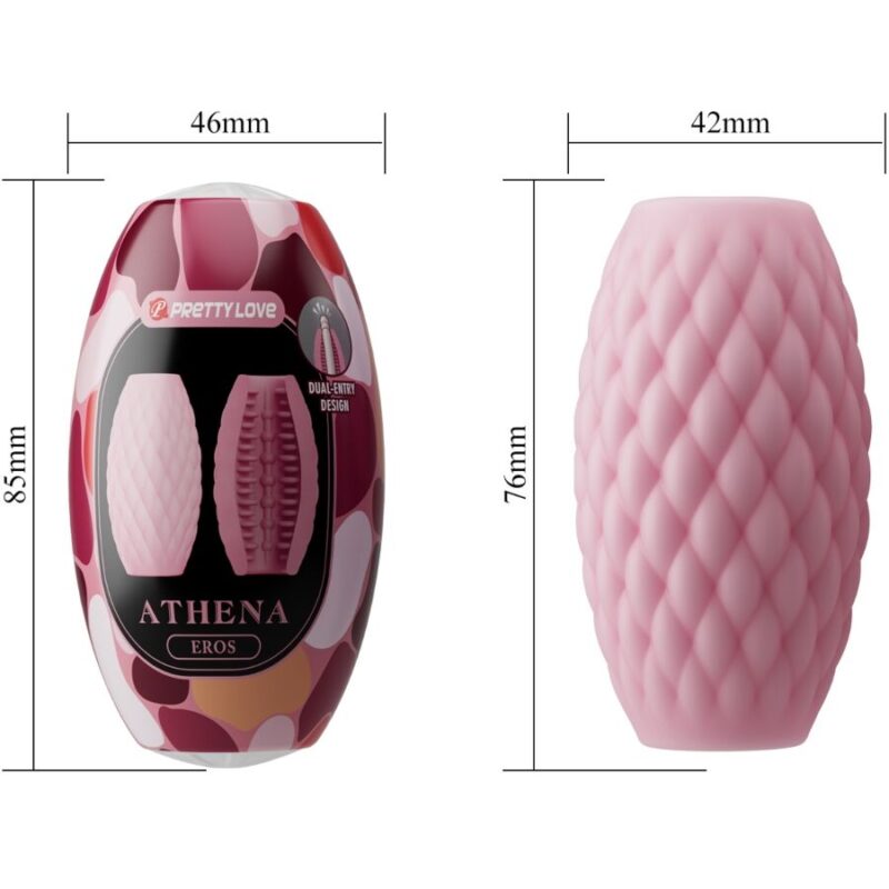 PRETTY LOVE – ATHENA EROS SILICONE MALE MASTURBATOR PINK Egg Masturbators | SEX Shop Ireland 9