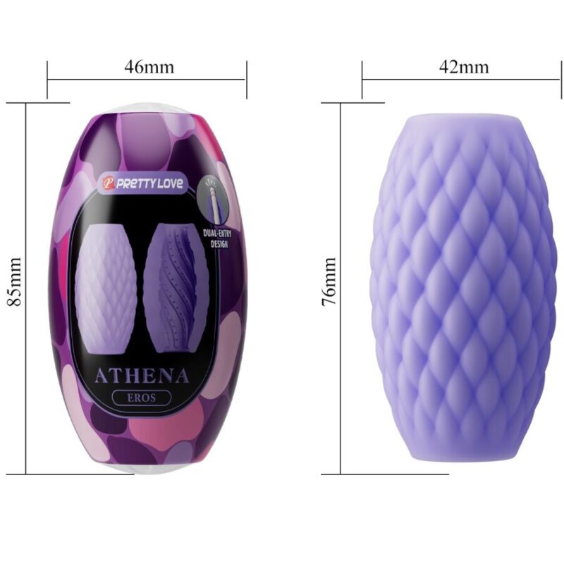 PRETTY LOVE – ATHENA EROS SILICONE MALE MASTURBATOR PURPLE Egg Masturbators | SEX Shop Ireland 9