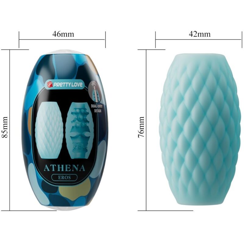 PRETTY LOVE – ATHENA EROS SILICONE MALE MASTURBATOR SKY BLUE Egg Masturbators | SEX Shop Ireland 10