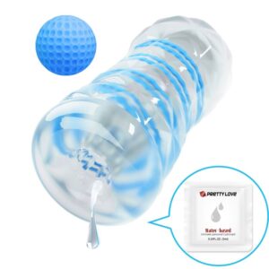 PRETTY LOVE – SMALL MASTURBATOR WITH BLUE SPIRALS Egg Masturbators | SEX Shop Ireland 3