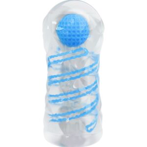 PRETTY LOVE – SMALL MASTURBATOR WITH BLUE SPIRALS Egg Masturbators | SEX Shop Ireland