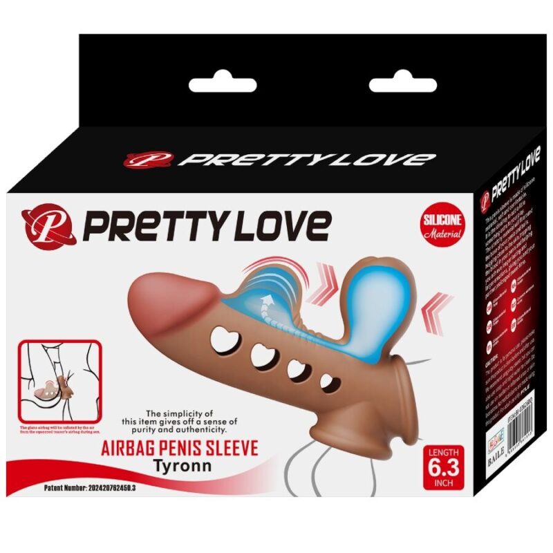 PRETTY LOVE – TYRONN PENIS SLEEVE WITH AIRBAG Penis Extenders & Sleeves | SEX Shop Ireland 16