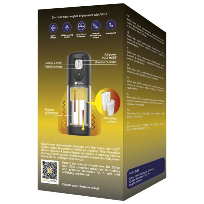 SNAIL VIBE – IKON VOLT HEAT AND FRICTION EFFECT MASTURBATOR Automatic Masturbators | SEX Shop Ireland 9