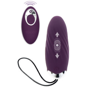 TOYJOY – HAPPINESS KNOCK KNOCK EGGSTAVAGANT VIBRATOR WITH REMOTE CONTROL PURPLE Balls, eggs and bullets | SEX Shop Ireland
