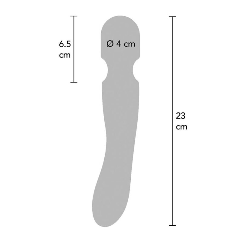 TOYJOY – LIGHT ZENITH WAND MASSAGER BLACK Sex Toys | SEX Shop Ireland 6