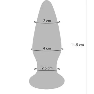 TOYJOY – THE SHINING VIBRATING GLAS BUTTPLUG Anal Sex Toys | SEX Shop Ireland 3