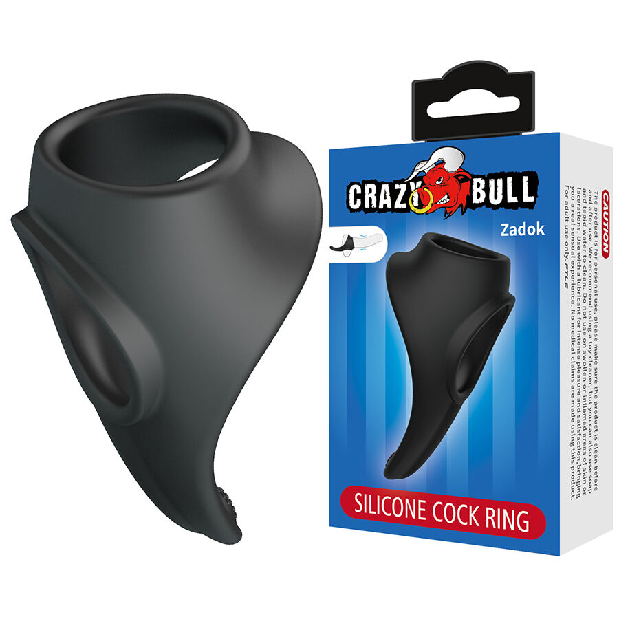 CRAZY BULL – ZADOK ERGONOMIC RING WITH PERINEAL STIMULATOR Cock Rings | SEX Shop Ireland 4 CRAZY BULL – ZADOK ERGONOMIC RING WITH PERINEAL STIMULATOR Cock Rings | SEX Shop Ireland 4