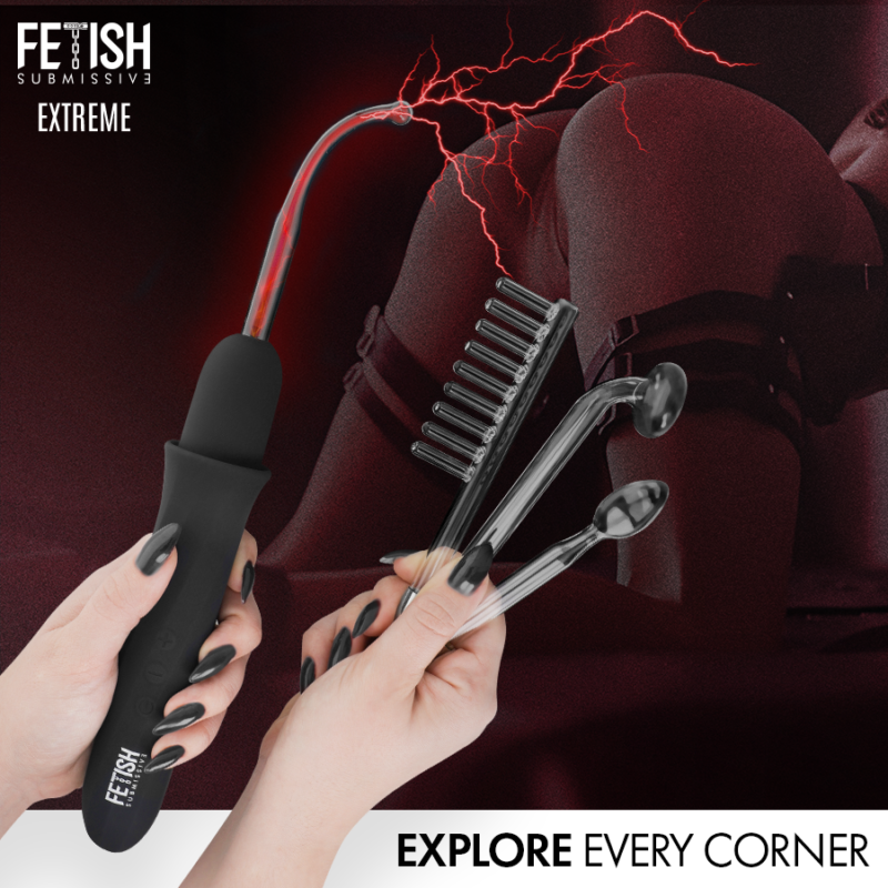 FETISH SUBMISSIVE – HIGH FREQUENCY ELECTROSTIMULATION WAND Electro Shock Sex Toys | SEX Shop Ireland 6