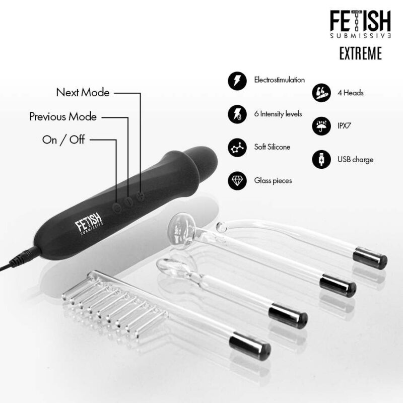 FETISH SUBMISSIVE – HIGH FREQUENCY ELECTROSTIMULATION WAND Electro Shock Sex Toys | SEX Shop Ireland 7