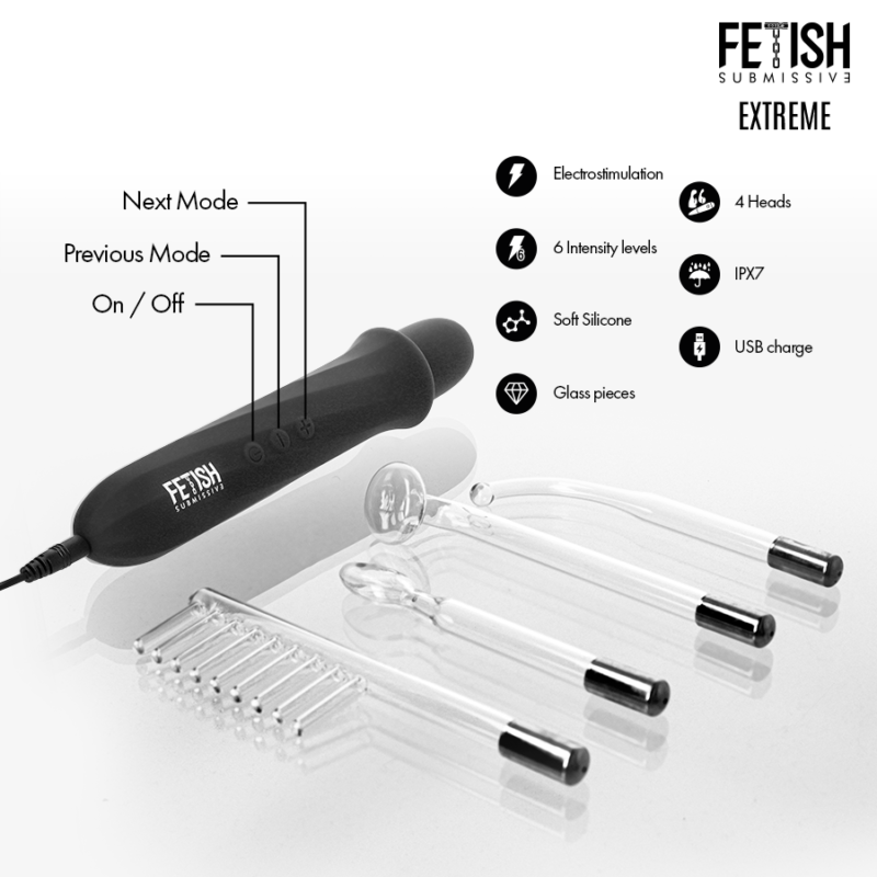 FETISH SUBMISSIVE – HIGH FREQUENCY ELECTROSTIMULATION WAND Electro Shock Sex Toys | SEX Shop Ireland 7