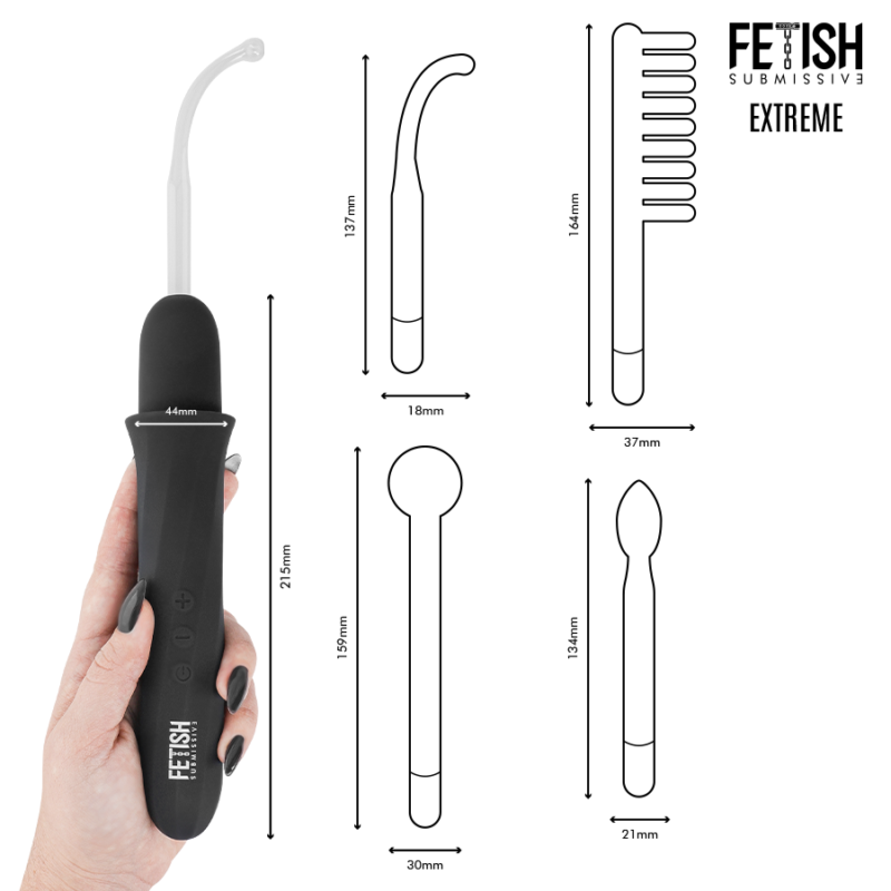 FETISH SUBMISSIVE – HIGH FREQUENCY ELECTROSTIMULATION WAND Electro Shock Sex Toys | SEX Shop Ireland 9