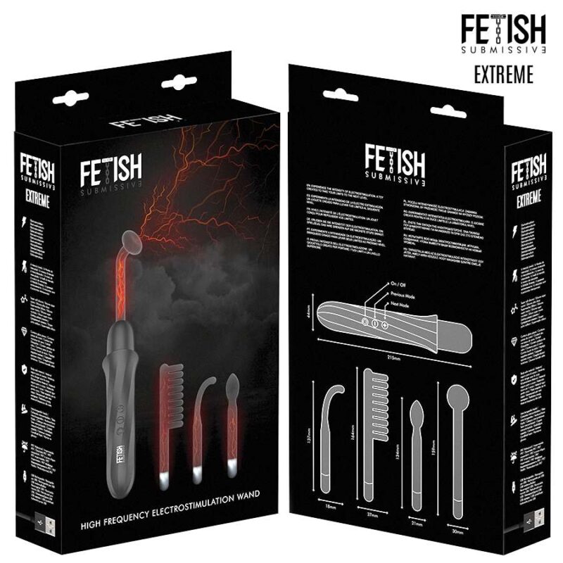 FETISH SUBMISSIVE – HIGH FREQUENCY ELECTROSTIMULATION WAND Electro Shock Sex Toys | SEX Shop Ireland 10
