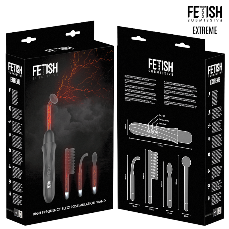 FETISH SUBMISSIVE – HIGH FREQUENCY ELECTROSTIMULATION WAND Electro Shock Sex Toys | SEX Shop Ireland 10