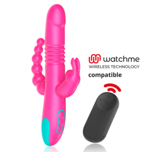 HAPPY LOKY – DONALD TRIPLE STIMULATION: ANAL, G-SPOT & CLITORIS + WATCHME REMOTE CONTROL Rabbit Vibrators | SEX Shop Ireland