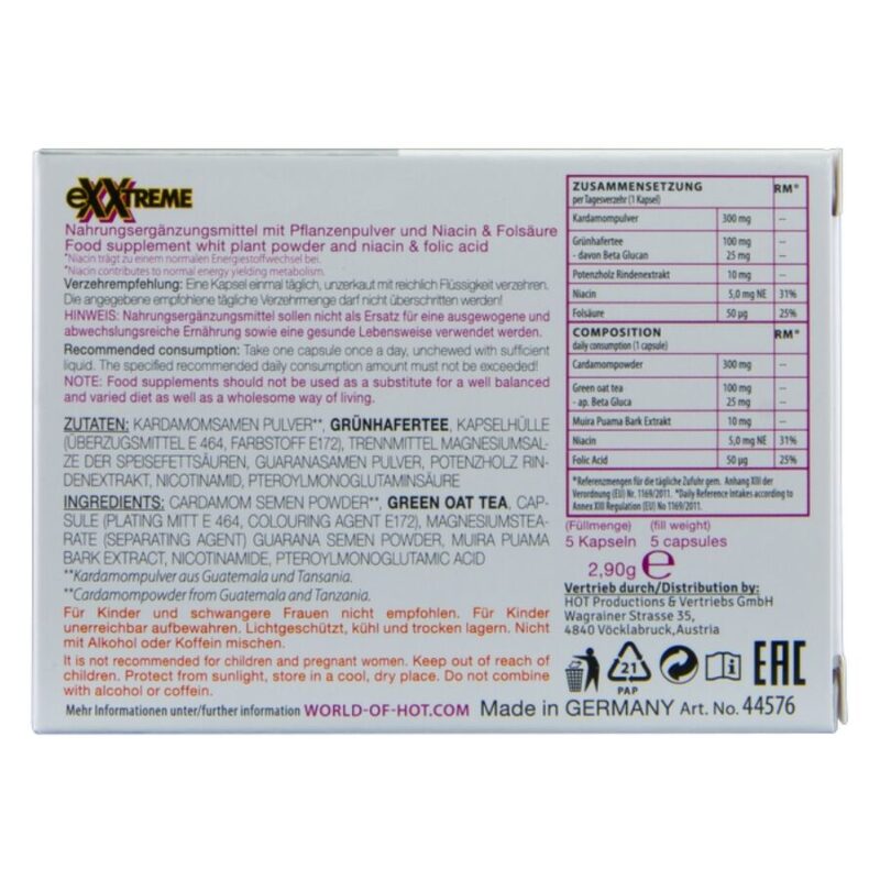 HOT – EXXTREME LIBIDO CAPS WOMAN 5 UNITS Aphrodisiac Capsules | SEX Shop Ireland 7