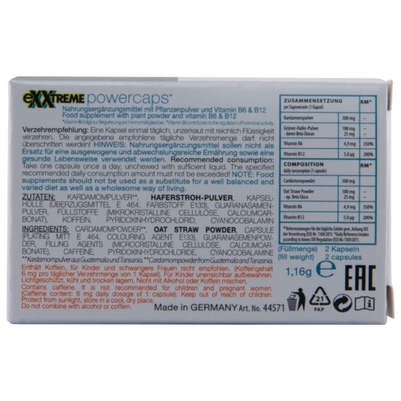 HOT – EXXTREME POWER CAPS MAN 2 UNITS Aphrodisiac Love Drops | SEX Shop Ireland 7