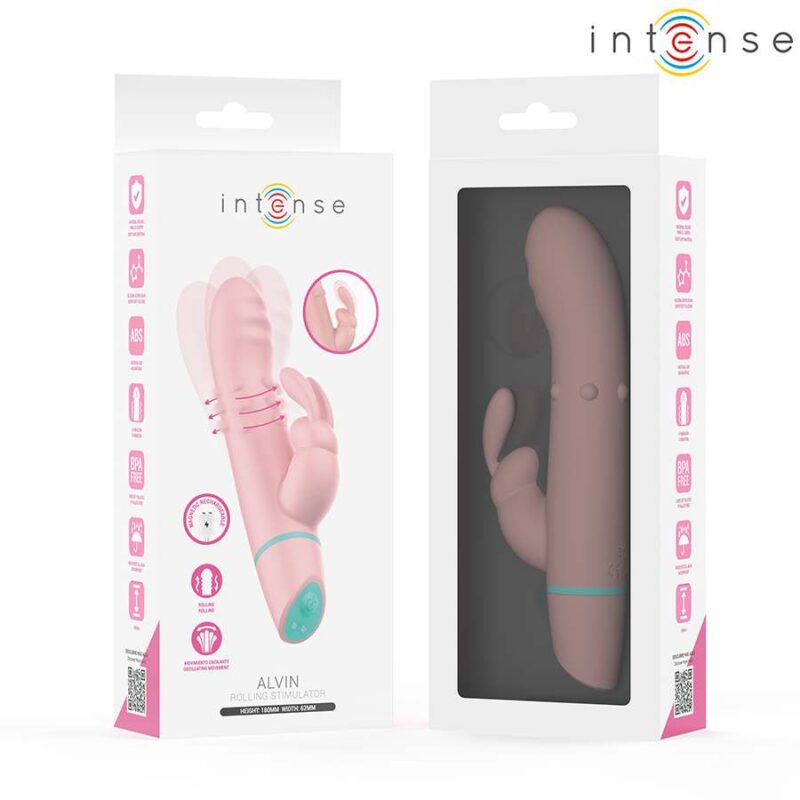 INTENSE – ALVIN RABBIT STIMULATOR & ROLLING VIBRATOR + OSCILLATING Rabbit Vibrators | SEX Shop Ireland 7