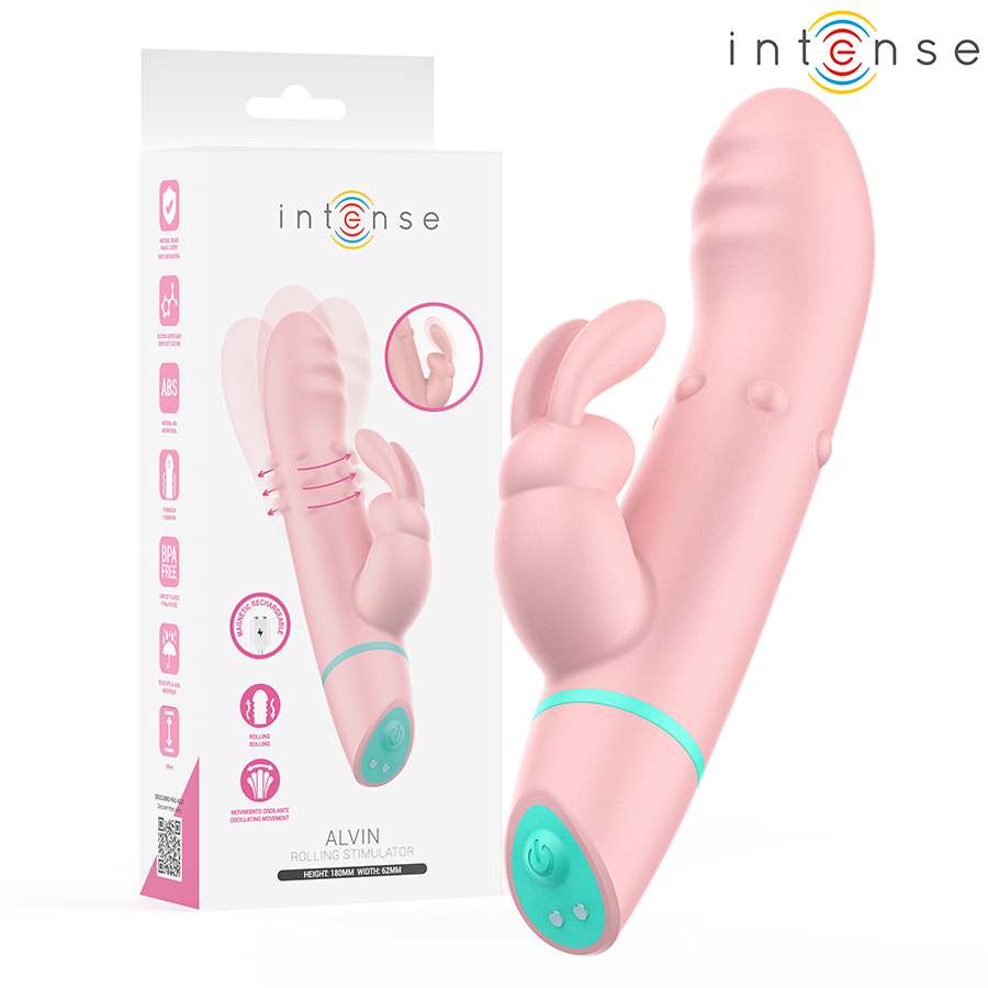INTENSE – ALVIN RABBIT STIMULATOR & ROLLING VIBRATOR + OSCILLATING Rabbit Vibrators | SEX Shop Ireland 4 INTENSE – ALVIN RABBIT STIMULATOR & ROLLING VIBRATOR + OSCILLATING Rabbit Vibrators | SEX Shop Ireland 4