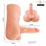 INTENSE DEEP TOUCH – DAMIEN TORSO WITH ANUS AND REALISTIC DILDO WITH PUSHING AND VIBRATION REMOTE CONTROL 3.5 KG Dildos | SEX Shop Ireland 17