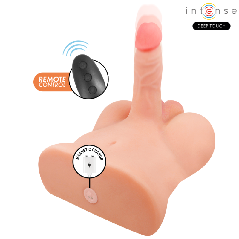 INTENSE DEEP TOUCH – DAMIEN TORSO WITH ANUS AND REALISTIC DILDO WITH PUSHING AND VIBRATION REMOTE CONTROL 3.5 KG Dildos | SEX Shop Ireland 11