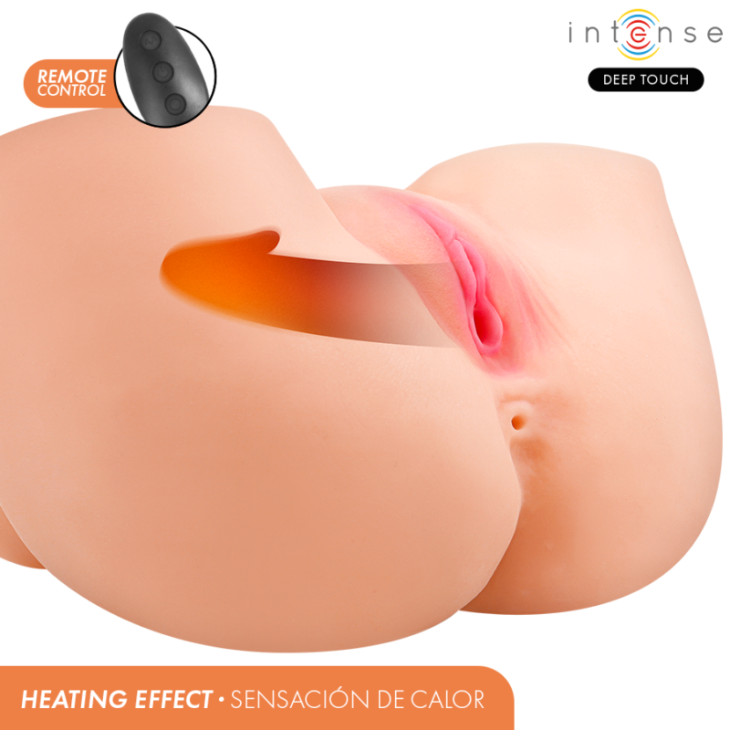 INTENSE DEEP TOUCH – GINGER ANAL AND VAGINAL MASTURBATOR WITH SUCTION, HEAT, VIBRATION AND VOICE EFFECTS WITH REMOTE CONTROL 5.3 KG Sex Toys | SEX Shop Ireland 10