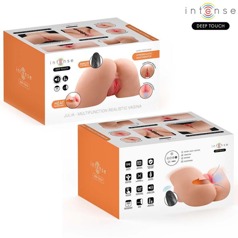 INTENSE DEEP TOUCH – JULIA ANAL AND VAGINAL MASTURBATOR WITH SUCTION, HEAT, VIBRATION AND VOICE EFFECTS WITH REMOTE CONTROL 9 KG Sex Toys | SEX Shop Ireland 13